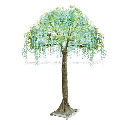 9 láb kék selyem Wisteria fa