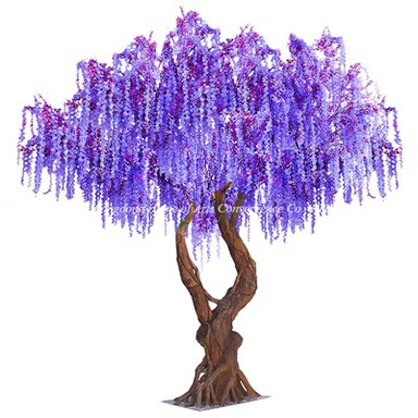 Hatalmas hamis wisteria fa