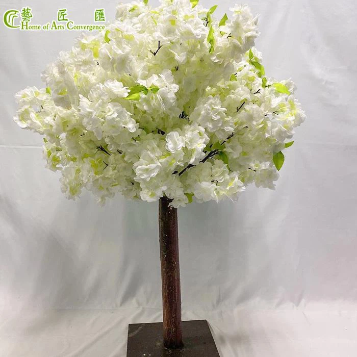 Silk Cherry Blossom Tree Tabletop Centerpiece Display